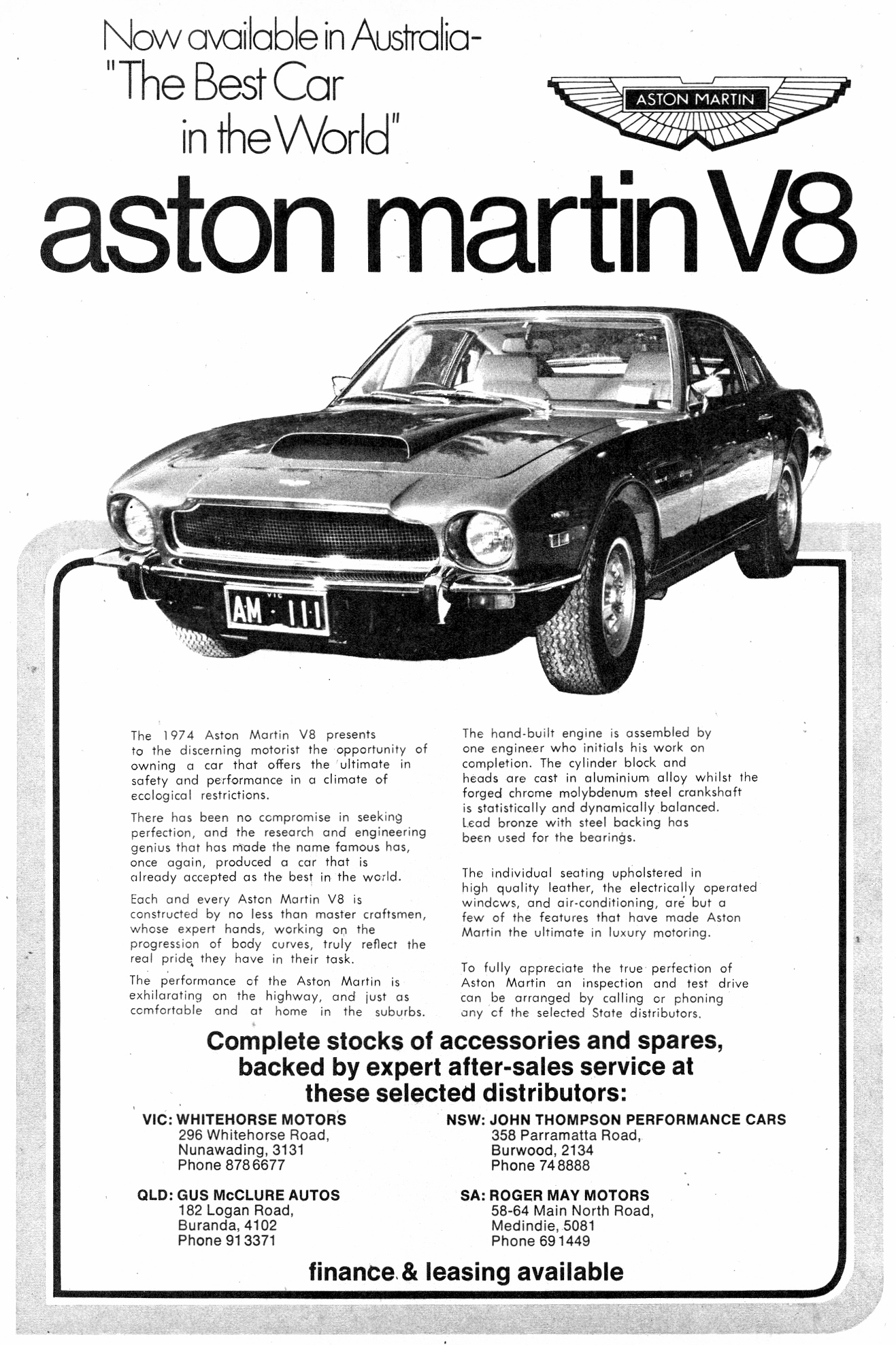 1974 Aston Martin V8